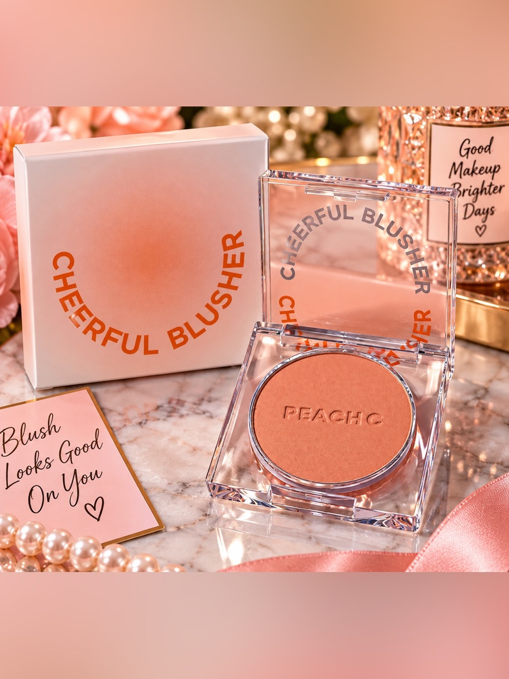 Peach C Cheerful Blusher - Carrotful